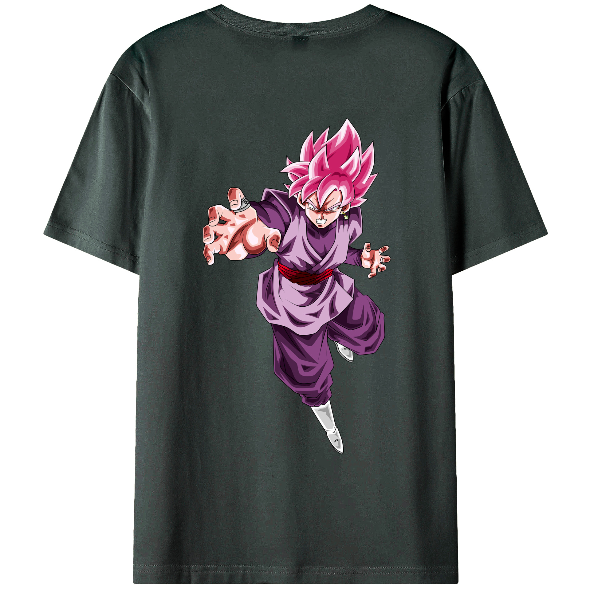 （画像用） ドラゴンボール ベジット DRAGON BALL Vegetto 綿100％ メンズ半袖Tシャツ（バックプリント） 通気性